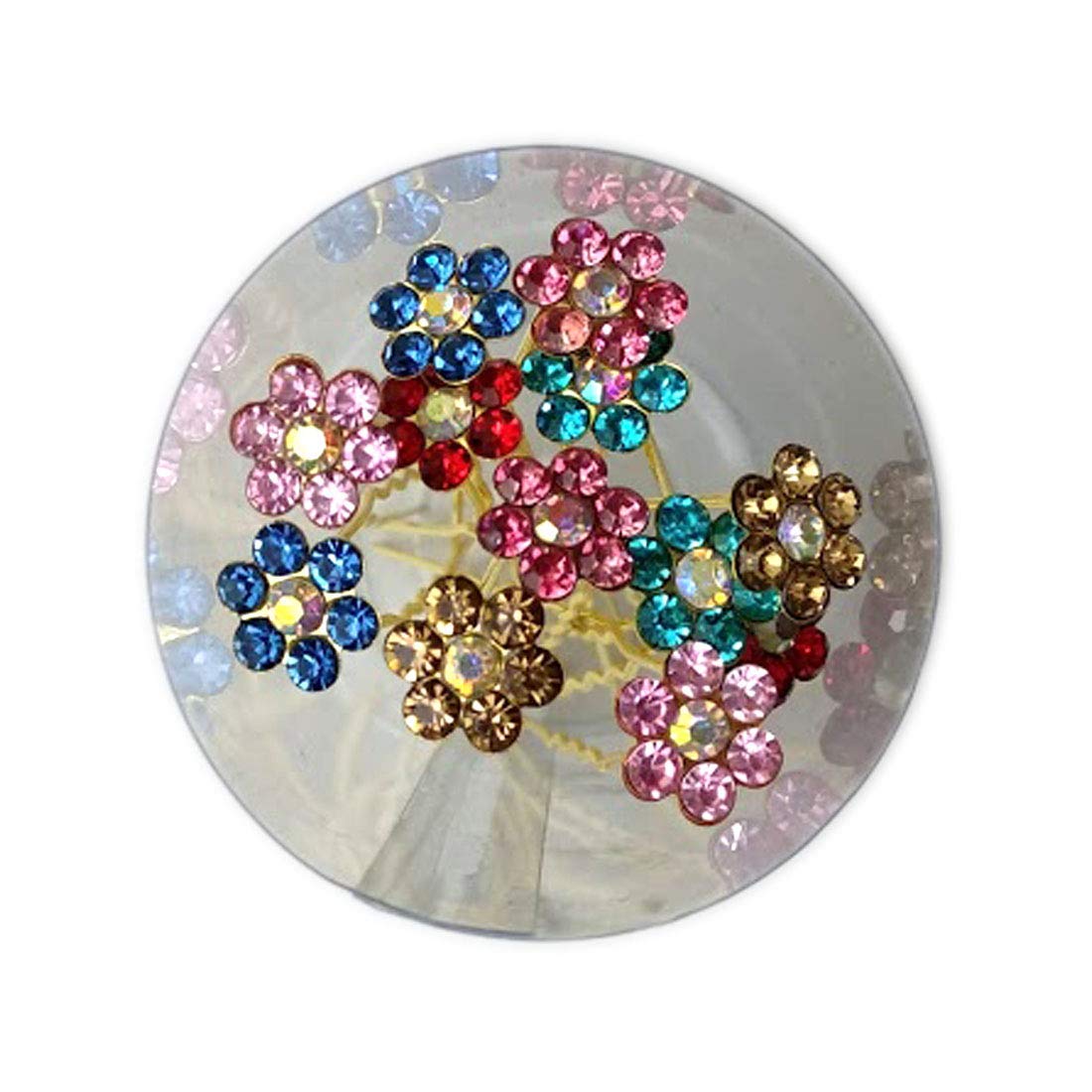 12 Pcs Spiral Hair Pins | Swirl Hair Twists & Coils | Rhinestone Pearl Metal Hair Clips | Wedding Bridal Hair Accessories for Women & Girls (Golden) - Perfect for Prom, Parties & Special Occasions