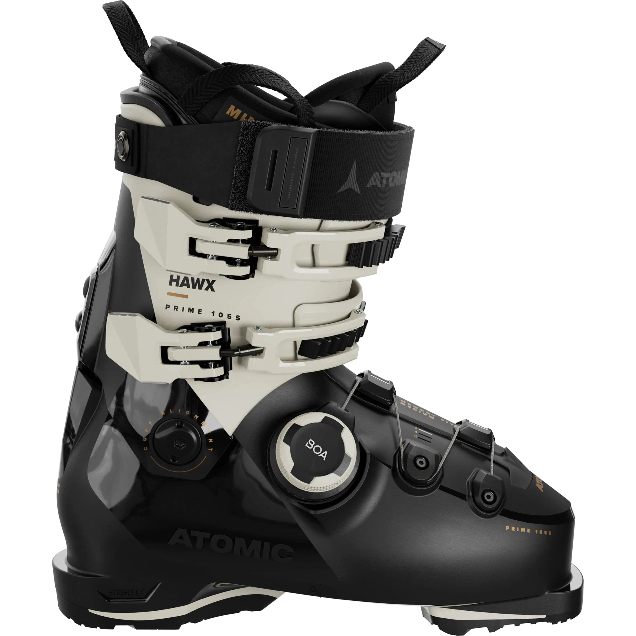 Atomic HAWX PRIME 105 S BOA W GW Ski Boots 2026 - High-Performance Alpine Ski Boots for Women with BOA Fit System - Perfect for All-Mountain Skiing and Freeride Adventures