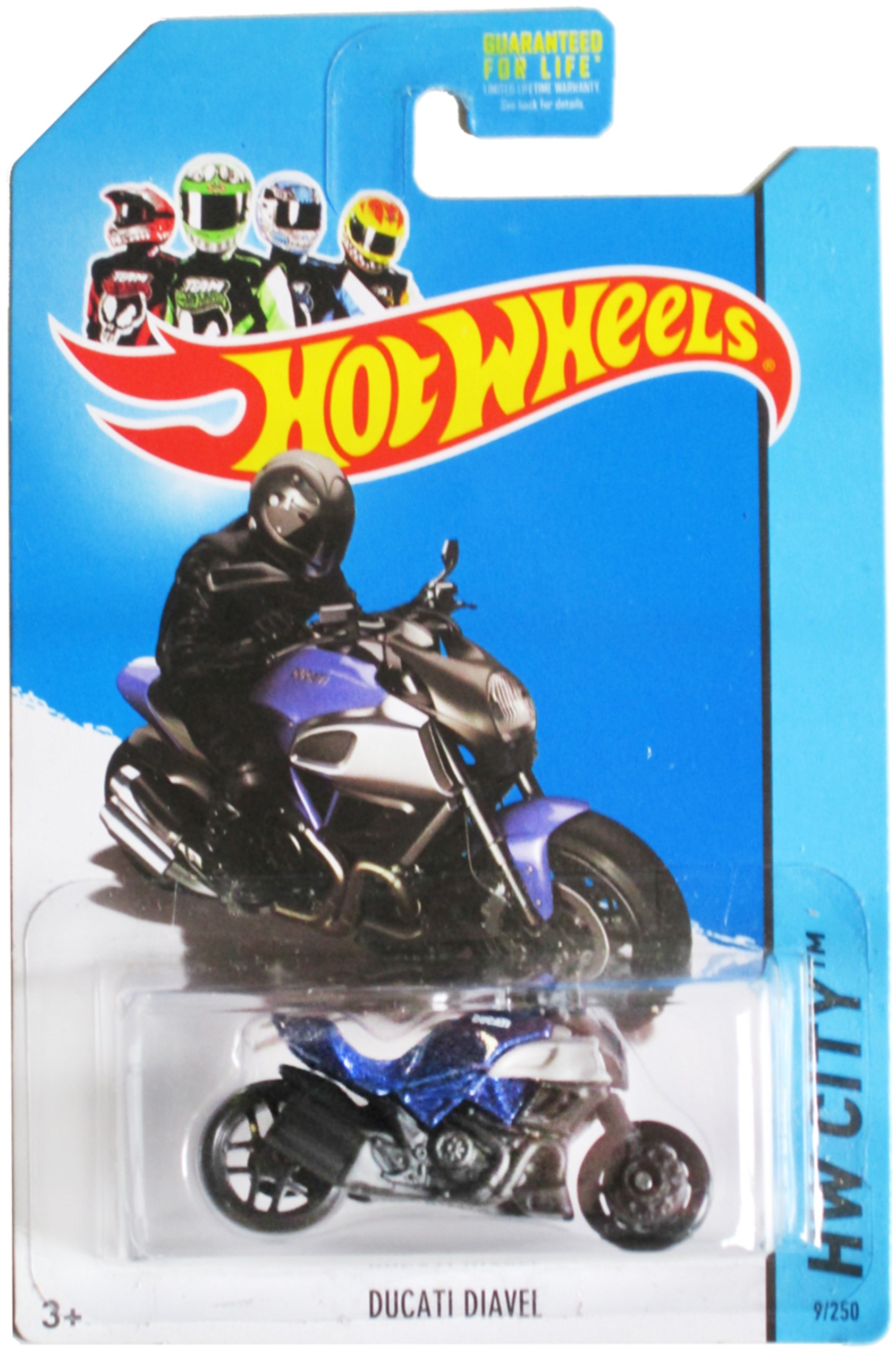 Hot Wheels HW City 9/250 Ducati Diavel Diecast Motorcycle Toy - Collectible 1:64 Scale Model Car for Kids & Adults - Perfect for Display, Gifts, and Racing Play Scenes