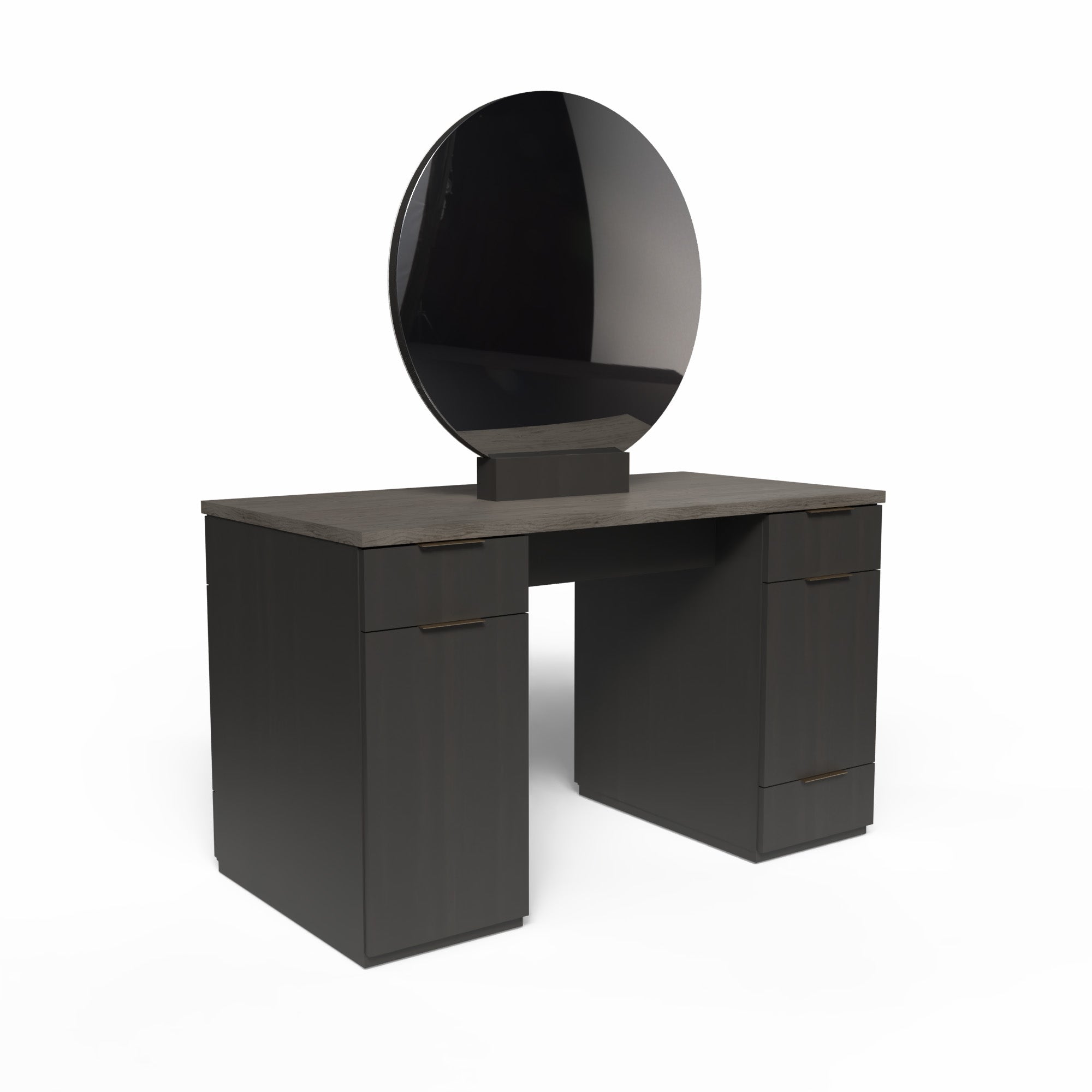 Nico Island Styling Station for 2 Stylists - Professional Salon Workstation with Dual Styling Areas for Hairdressers & Barbers - Perfect for Salons, Barbershops & Home Use