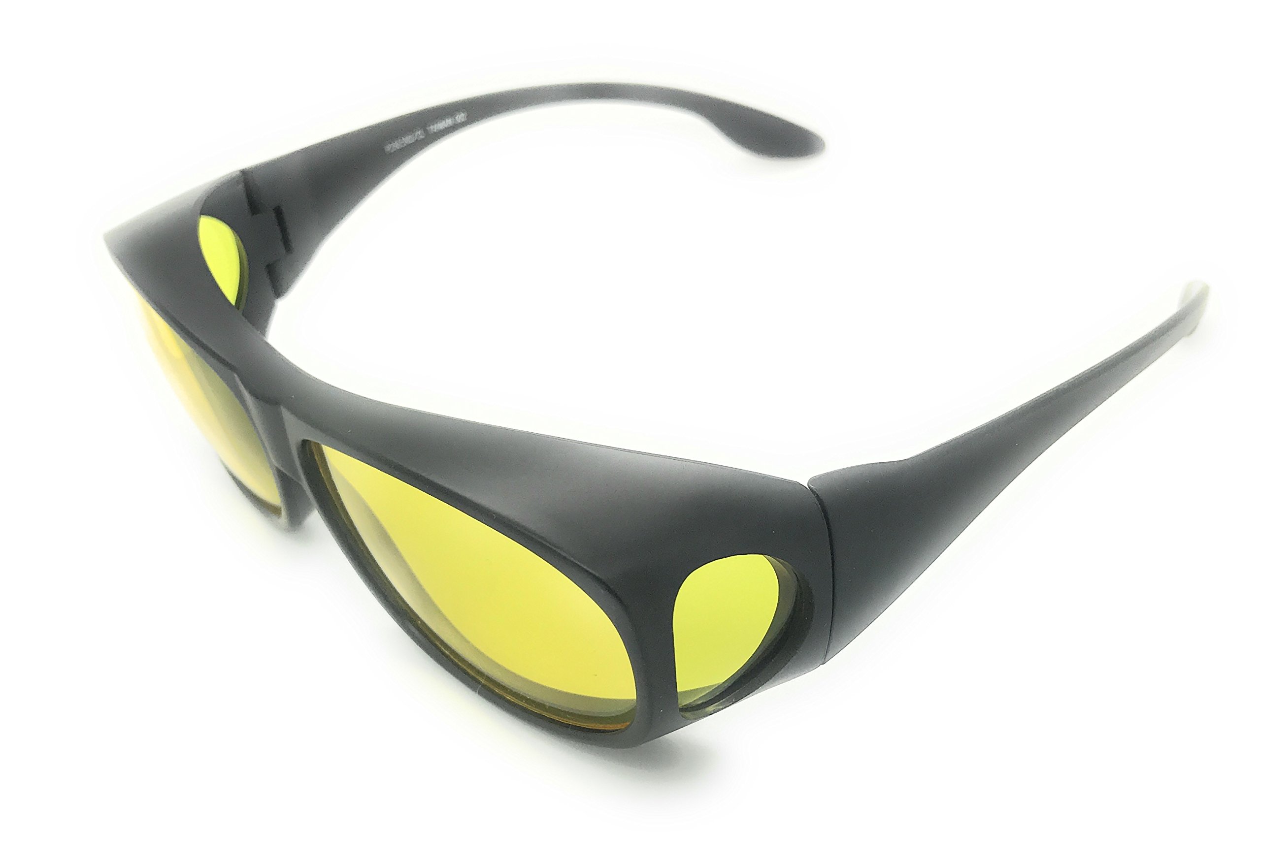 Blue Light Blocking Computer Glasses - Fitover Prescription Glasses for Eye Strain Relief | Wear Over Readers for Office Work, Gaming & Screen Time Protection