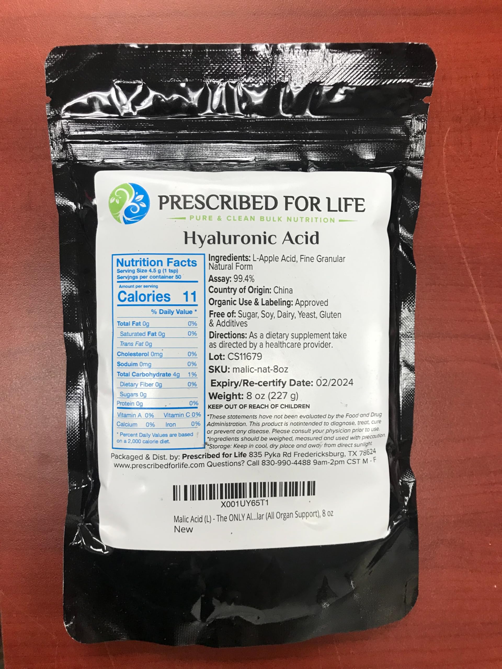 Premium Hyaluronic Acid Powder 1kg (2.2lb) - Food Grade Sodium Hyaluronate Supplement with Medium Molecular Weight 1.15 Mil Daltons - Supports Joint Health & Skin Hydration - Ideal for DIY Skincare, Supplements & Anti-Aging Routines