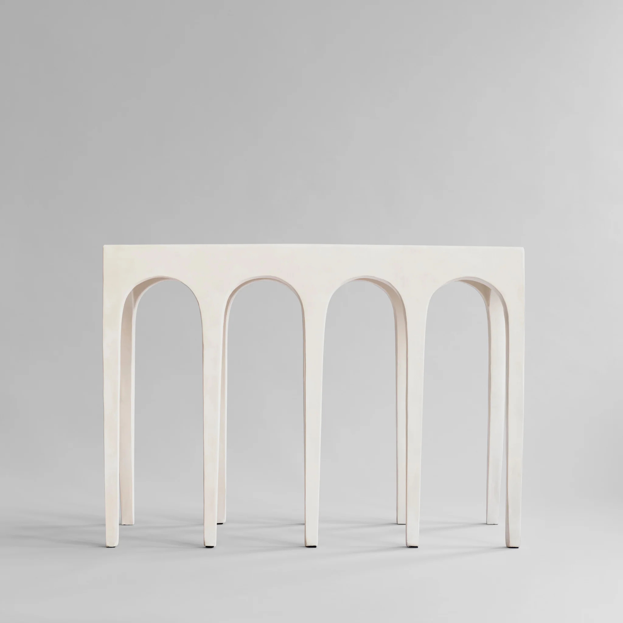101 COPENHAGEN Large Birch Wood Bow Console Table - Modern Scandinavian Entryway Furniture for Hallway, Living Room & Foyer Decor