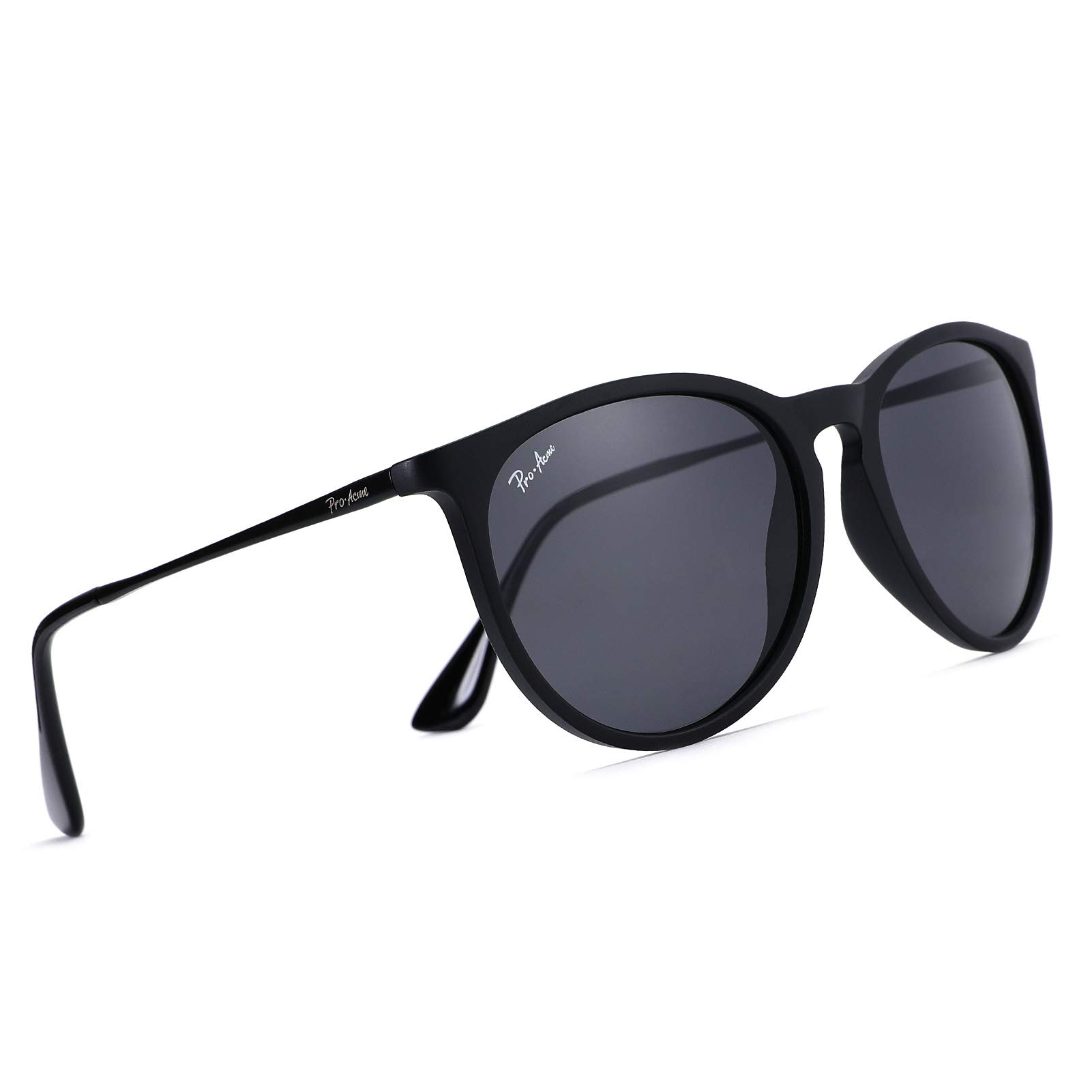 Pro Acme Polarized Sunglasses for Women & Men - Classic Round Frame, 100% UV Protection, Lightweight TR90 Unbreakable Design - Perfect for Driving, Beach, Outdoor Sports & Everyday Fashion