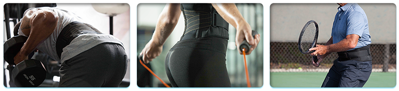 Copper Fit Back Pro Support Brace - Adjustable Compression for Lower Back Pain Relief - Ideal for Work, Sports & Daily Activities