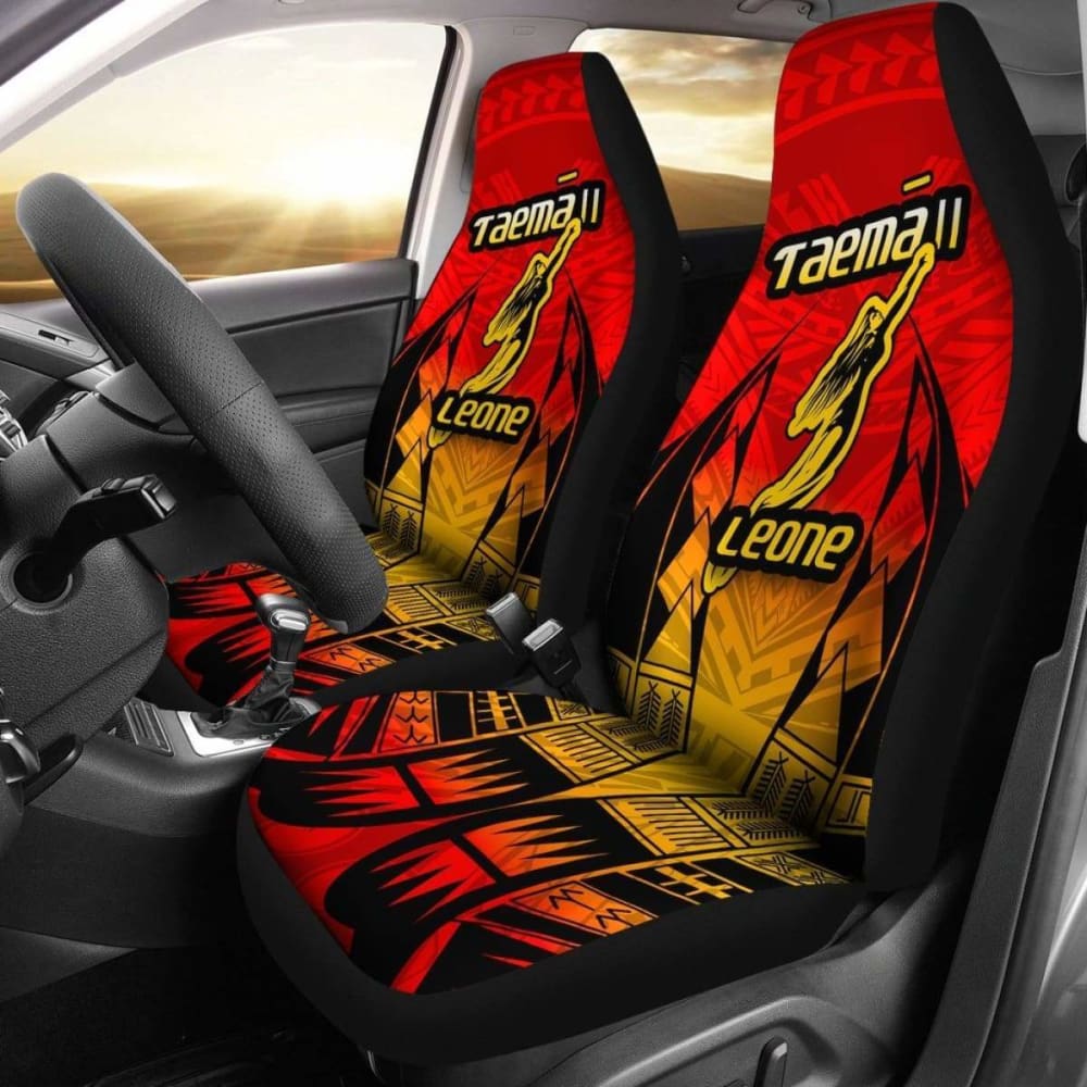 Premium American Samoa Car Seat Covers - Taema Leone Model 105905 | Durable & Stylish Protection for Cars, Trucks & SUVs | Perfect for Road Trips & Daily Commutes