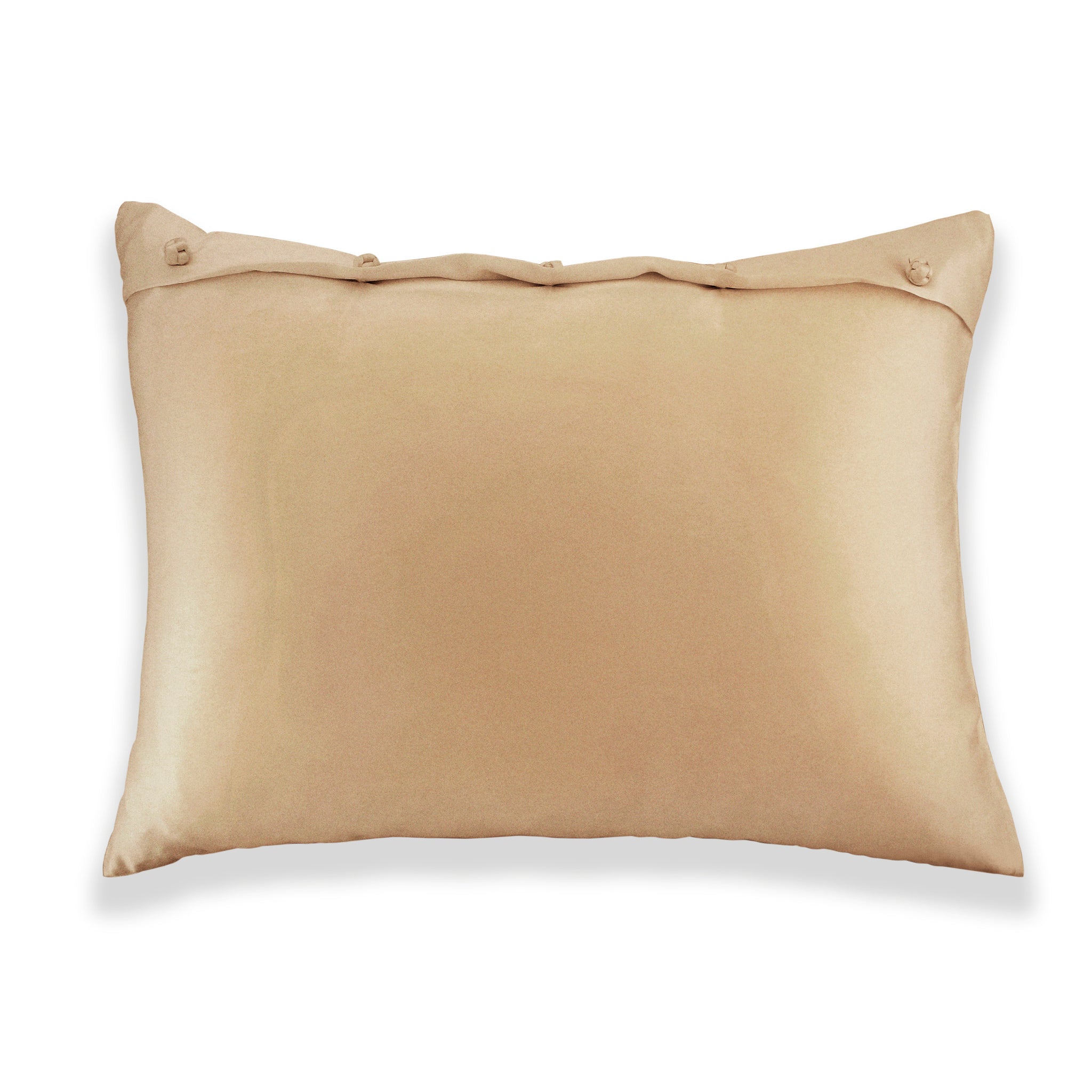 Luxury Charmeuse Pillow Sham with Elegant French Knots - Perfect for Master Bedroom & Guest Room Decor