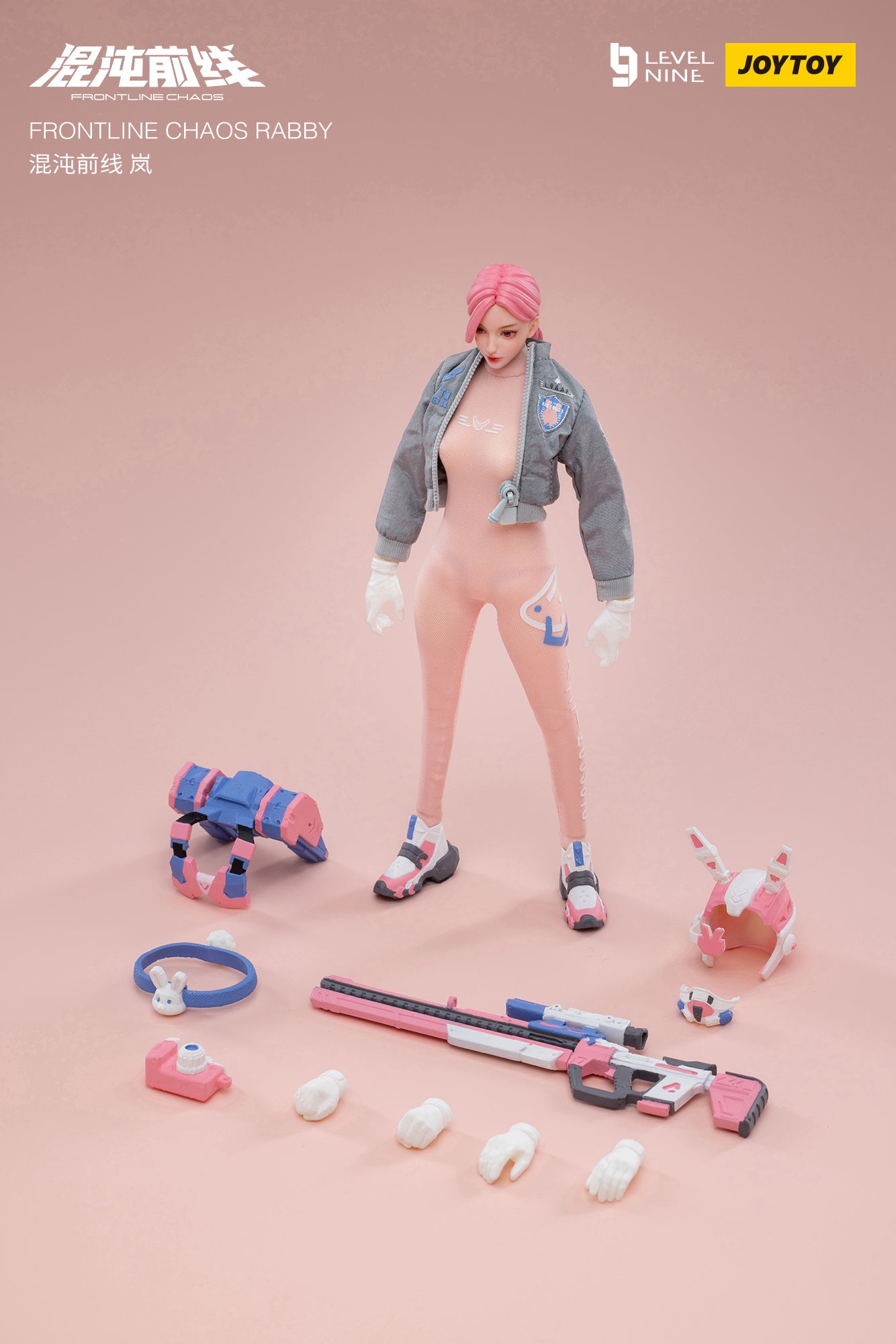 JOYTOY Level Nine 1/12 Scale Frontline Chaos Rabby Action Figure - Collectible Military Model for Display & Role Play Scenes