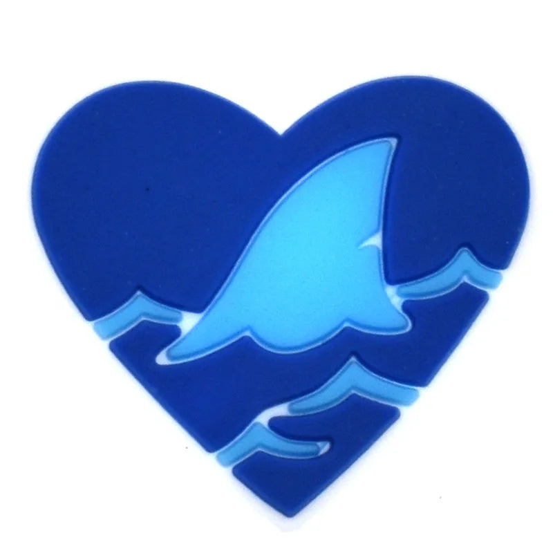 1Pcs Shark Shoe Charms Pin for Crocs - Cute Shoe Decorations for Kids & Adults - Perfect for Christmas, Birthday Parties & Gifts - Unisex Fashion Accessory for Casual Wear & Jibbitz Collection