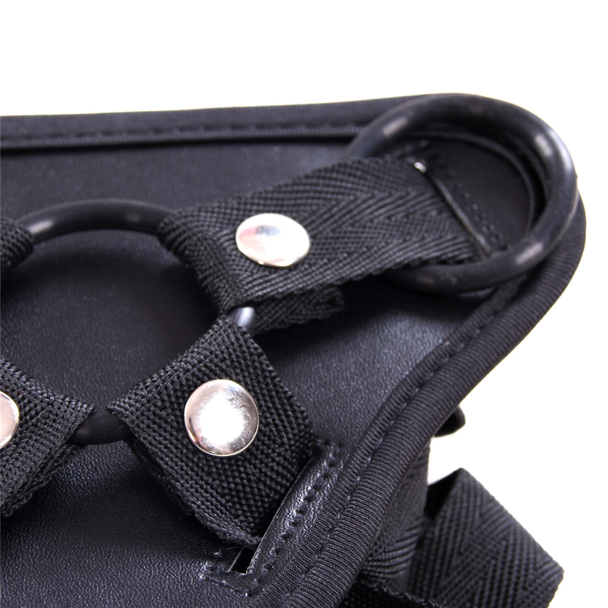 Premium Strap-On Harness for Dildos - Adjustable Adult Sex Toy for Couples, Lesbian Play, BDSM & Pegging (Standard Black) - Perfect for Role Play, Spicing Up Relationships & LGBTQ+ Exploration