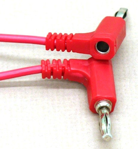 Premium Banana Plug Lead - Stackable Red Connector for Audio & Speaker Cables | High-Quality Banana Jack for Home Theater, Studio & DIY Electronics Projects