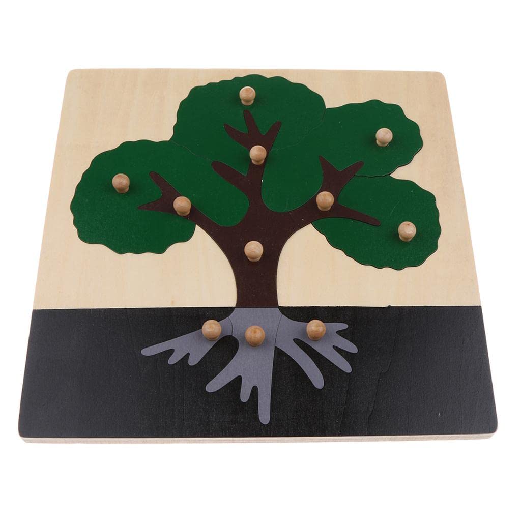 Enakshi Wooden Montessori Animal Peg Puzzle - Educational Toy for Kids, Toddlers & Preschoolers | Learning & Pretend Play | Handcrafted Wooden Jigsaw Puzzle for Early Childhood Development - Perfect for Home, Classroom & Daycare Use