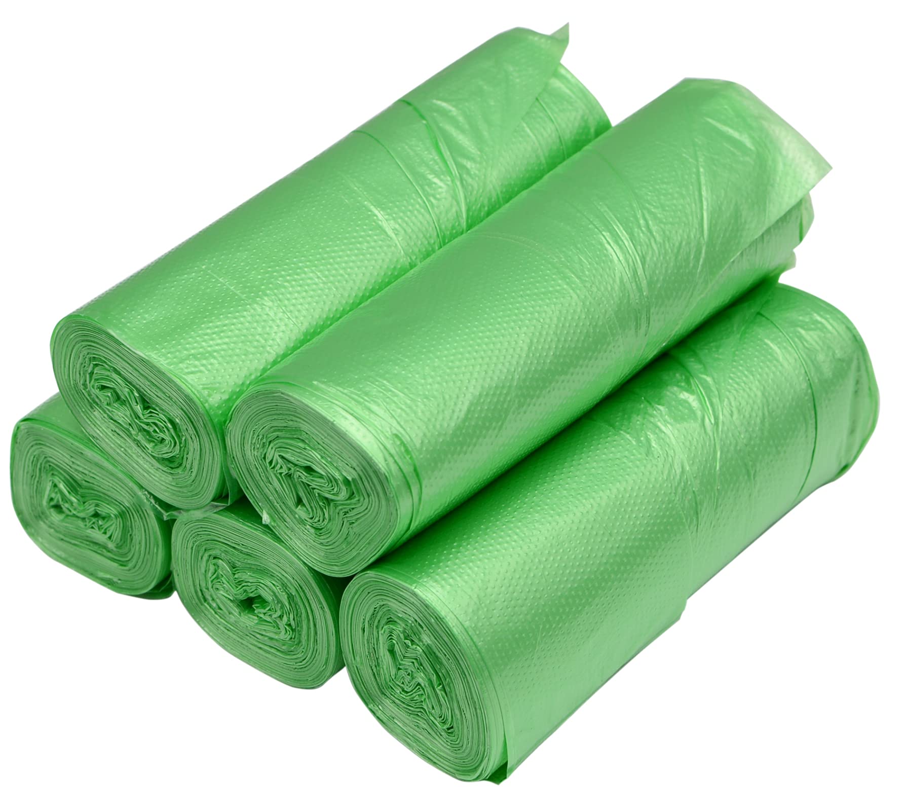 Eco-Friendly 4 Gallon Kitchen Trash Bags (100 Count) - 45x60cm Small Garbage Bags with Handles for Bathroom, Office & Contractor Use - Durable & Leak-Proof Waste Disposal Solution