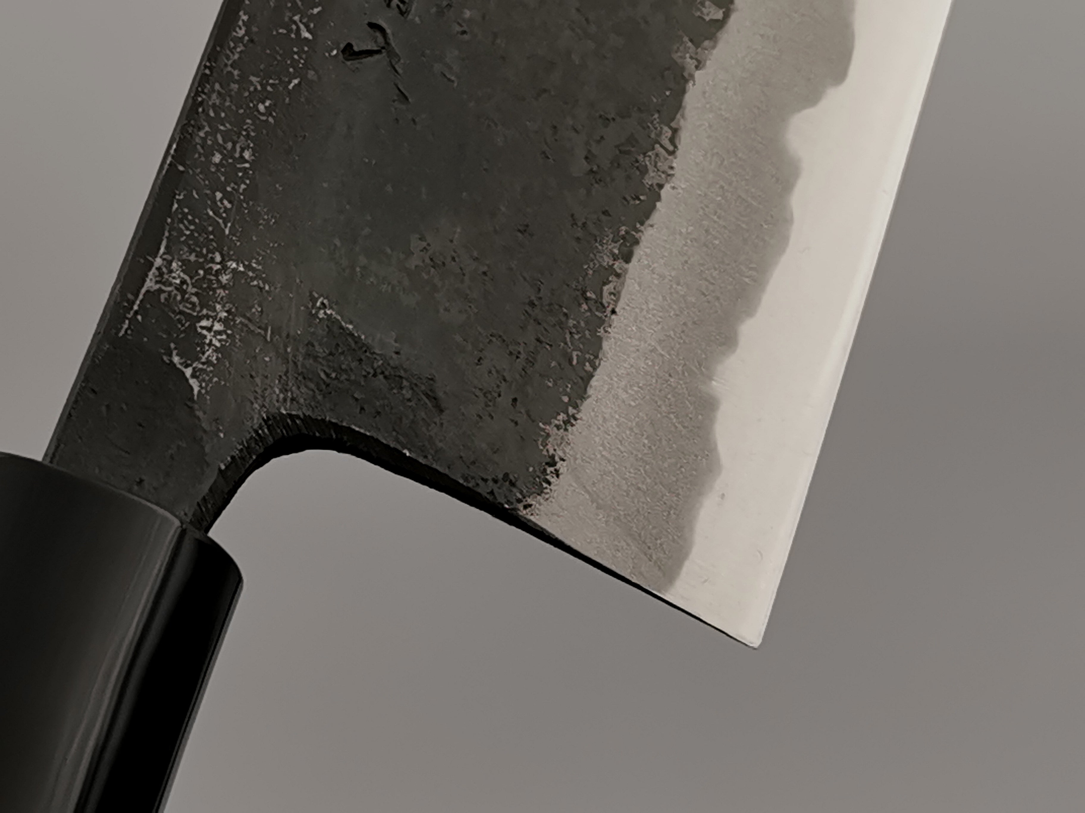 Premium Japanese Aogami Kurouchi Nakiri Knife by Kyohei Shindo - High Carbon Steel Kitchen Knife for Professional Chefs & Home Cooking - Perfect for Slicing Vegetables, Herbs & Sushi Prep