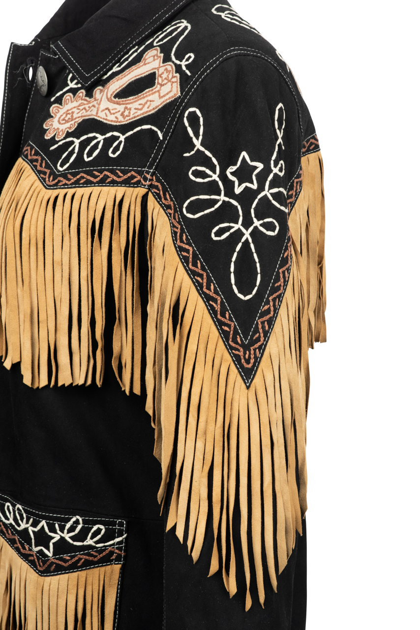 Double D Ranch Women's Earn Your Spurs Western Jacket - Stylish Cowgirl Outfit for Rodeo, Country Music Festivals & Outdoor Adventures