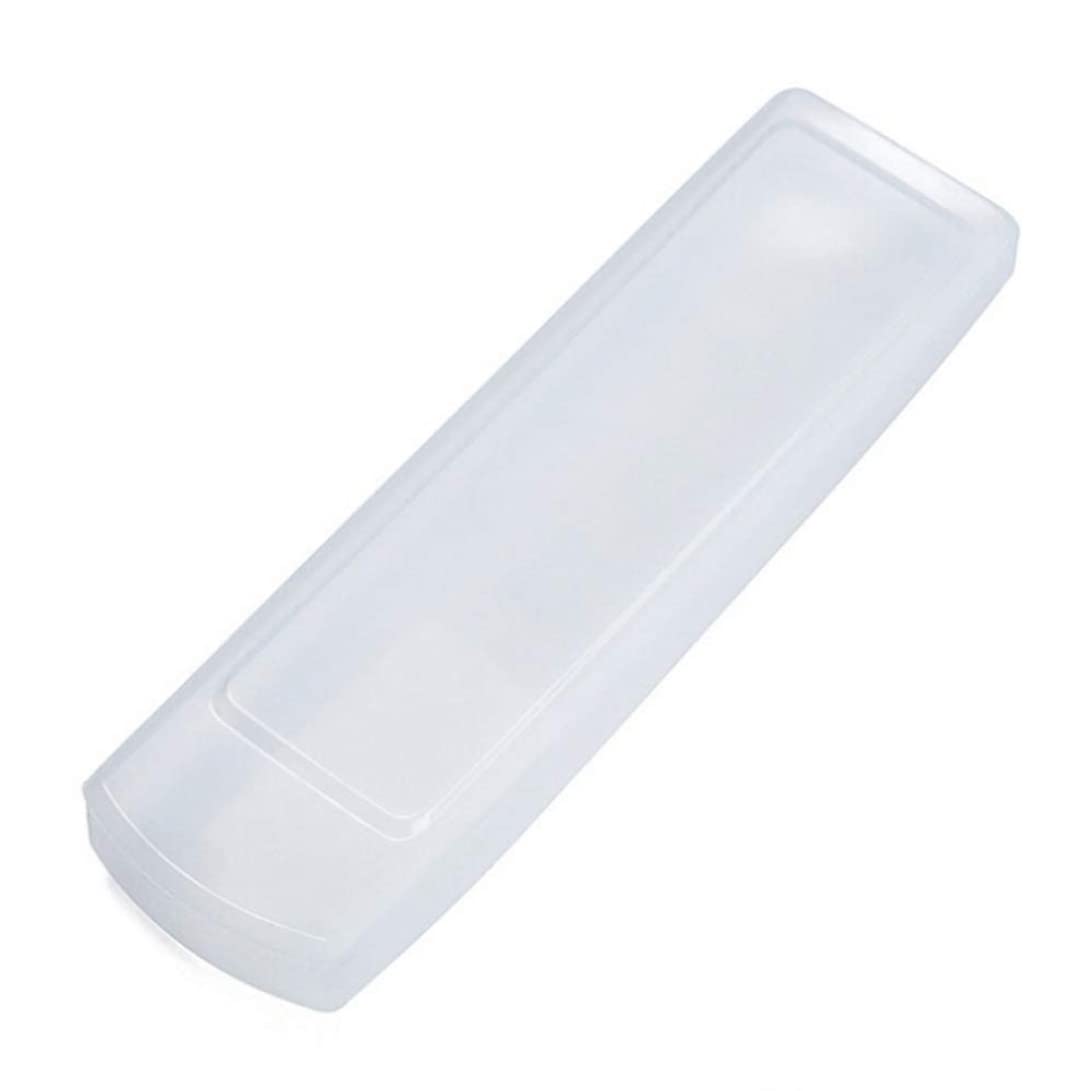 ESiiFuu Silicone Remote Control Cover - Waterproof Protective Case for TV, Air Conditioner (18.5x5cm, Transparent) - Perfect for Home, Office & Travel Use