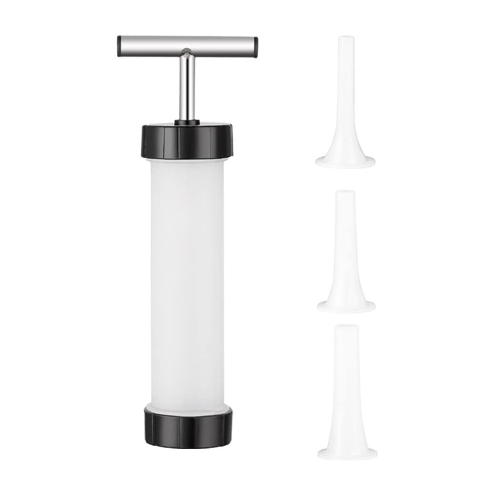 Premium Manual Sausage Stuffer Kit - 1 Set Meat Filler with Funnel & Tubes for Salami, Sausage Making | Easy-to-Use Hand Crank Sausage Maker for Home Kitchen | Perfect for DIY Charcuterie, BBQ Parties & Camping Cooking
