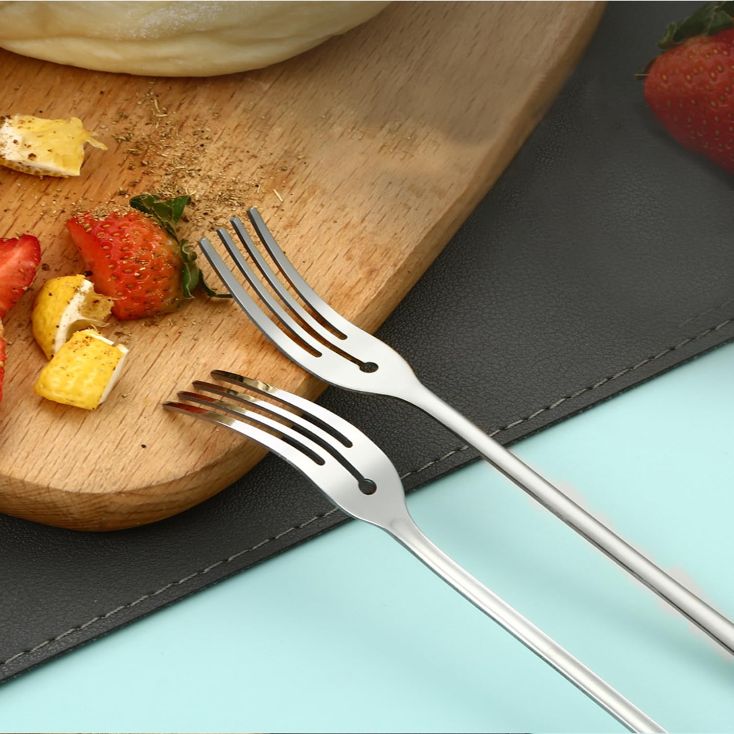 Premium Stainless Steel Appetizer Forks Set - 4-Piece 6.1