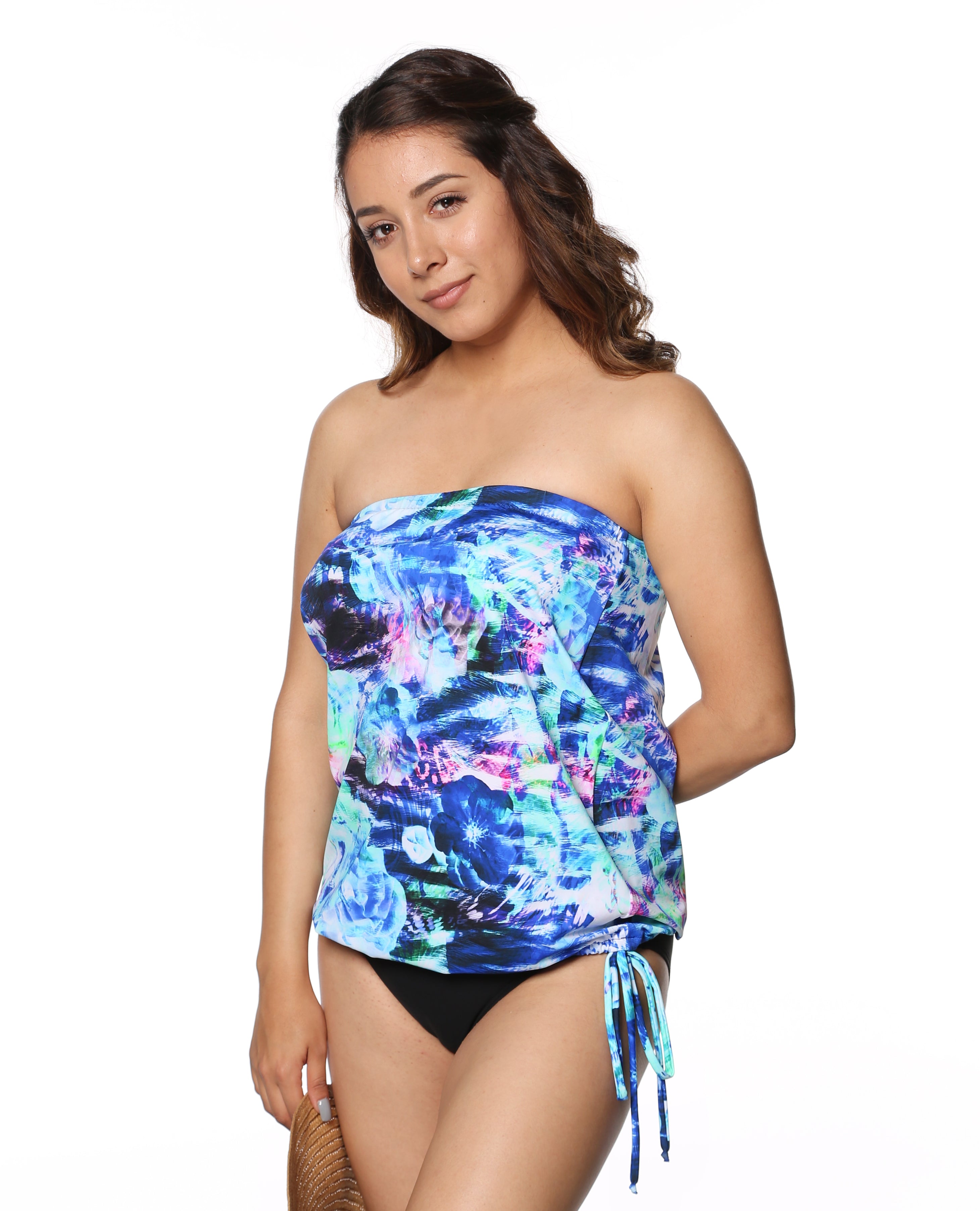 Topanga Strapless Tankini Swimsuit - Color 758 | Flattering One-Piece Bikini Top for Women | Perfect for Beach Vacations & Pool Parties