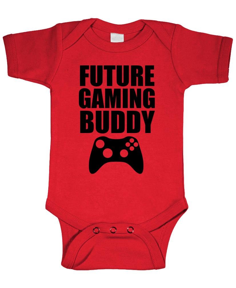Live Nice Future Gaming Buddy Baby Bodysuit - Cute Gamer Onesie for Newborns & Infants - Perfect Gift for Gaming Parents & Baby Showers