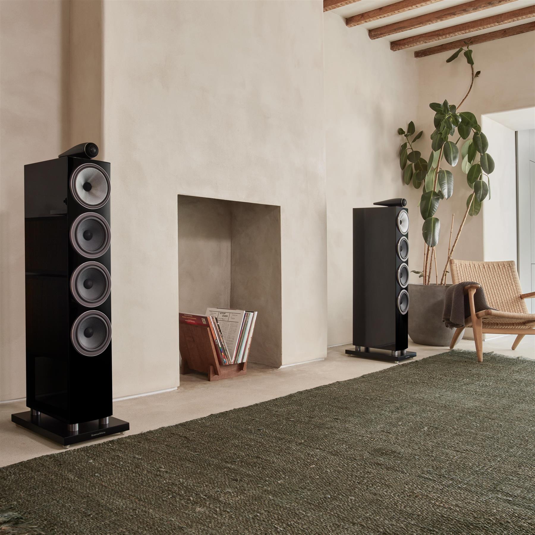 Bowers & Wilkins 702 S3 Floorstanding Tower Speakers (Pair) - High-Fidelity Audio for Home Theater & Music Listening