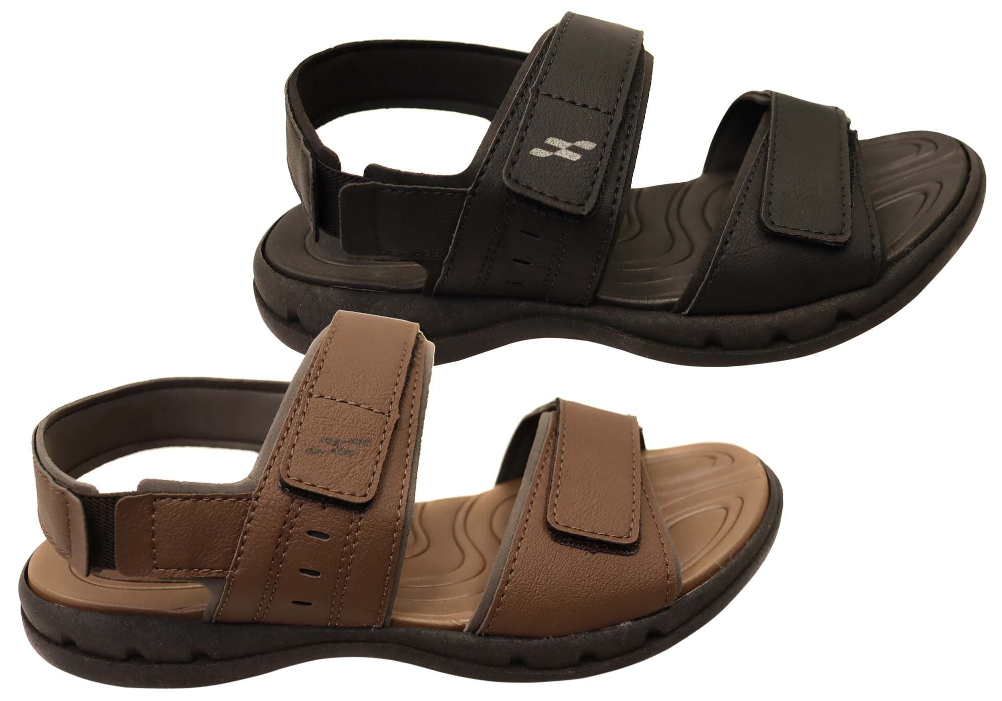 Itapua Jackson Men's Comfortable Adjustable Sandals - Brazilian Made Leather Flip Flops for Beach, Pool & Summer Outdoor Activities
