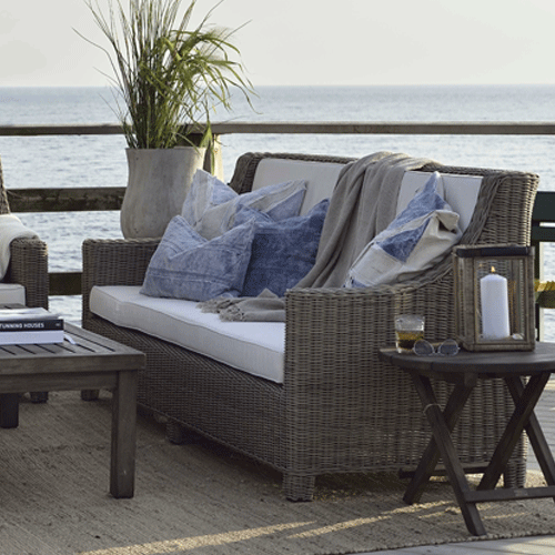 Artwood Layton 3-Seater Outdoor Sofa Set - Weather-Resistant Patio Furniture for Garden, Poolside & Backyard Relaxation