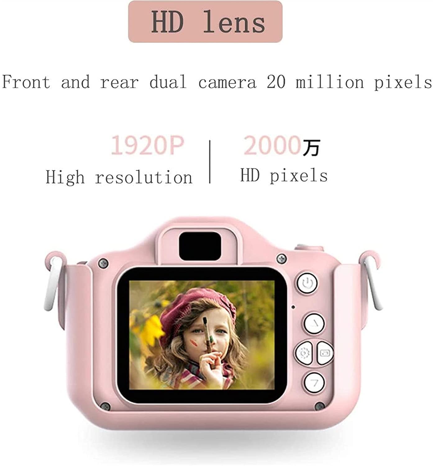 **Kids Digital Camera - 2.0 Inch Screen Selfie Video Camera for Toddlers & Children, Best Birthday Gift Toy for Boys & Girls (Blue) - Perfect for Travel, Parties & Outdoor Adventures**