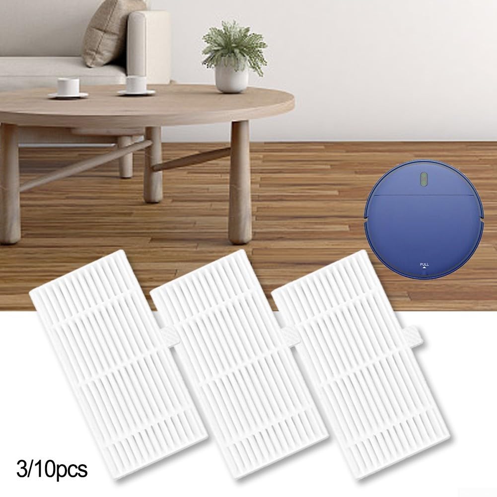 10PCS Vacuum Cleaner Filter Replacement Parts Compatible with MAMNV BR150 BR151 & ZCWA 2-in-1 Robot Vacuum - HEPA Filter for Pet Hair, Dust - Ideal for Home Cleaning, Office Maintenance