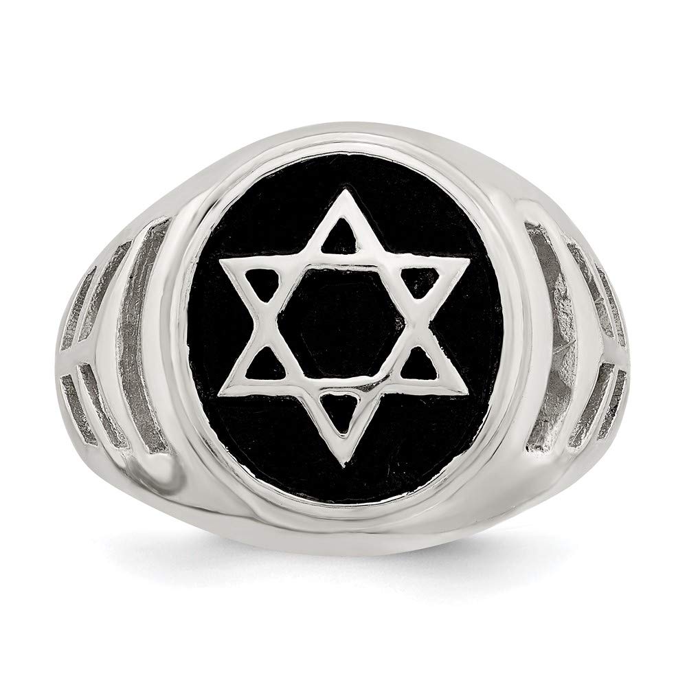 925 Sterling Silver Antiqued Star of David Jewish Ring for Women - Elegant Fine Jewelry Gift for Her - Perfect for Hanukkah, Bar Mitzvah & Jewish Holiday Celebrations