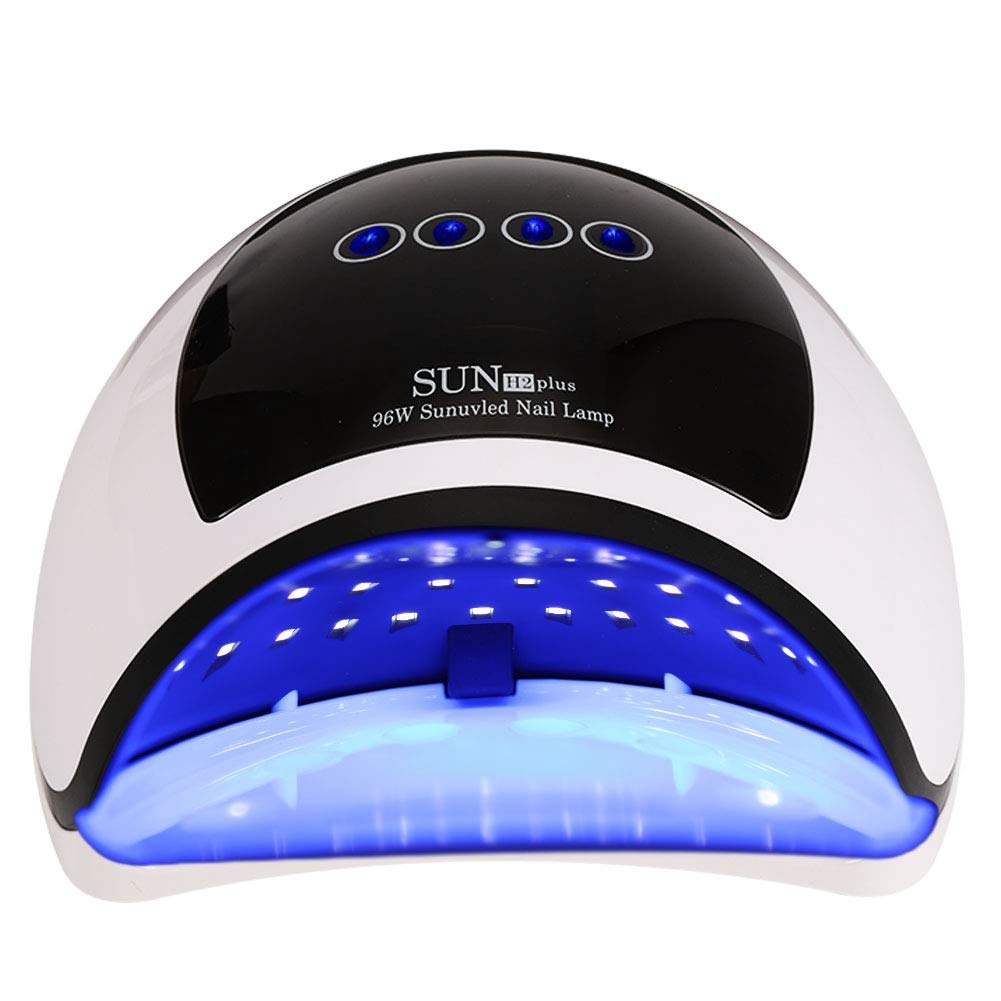 96W Professional LED UV Nail Lamp - Fast Drying for Gel Polish, Manicure & Pedicure - Salon & Home Use Nail Art Dryer Machine - Perfect for DIY Nails, Gel Extensions & Acrylics (US)