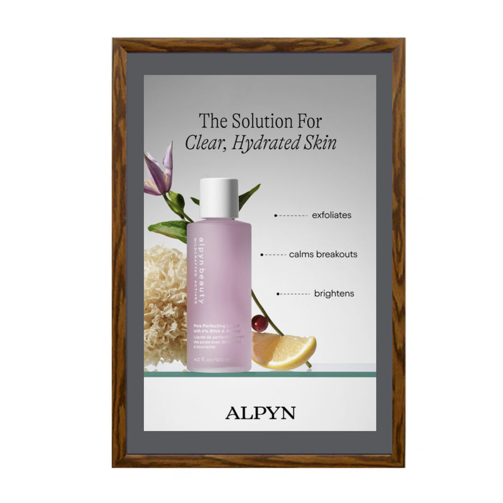 27x40 Designer Wood Snap Frames for Posters - 3 Wide Matboard Display - Perfect for Movie Posters, Art Prints & Home Decor