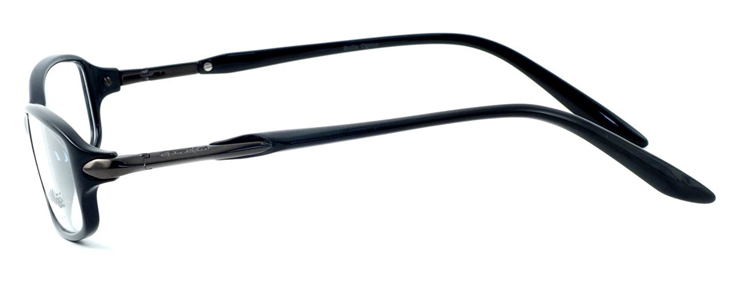 Bollé Elysee Lightweight Comfortable Designer Reading Glasses 52mm +2.00 Strength - Shiny Black Frame for Men & Women - Perfect for Reading, Computer Work & Daily Use