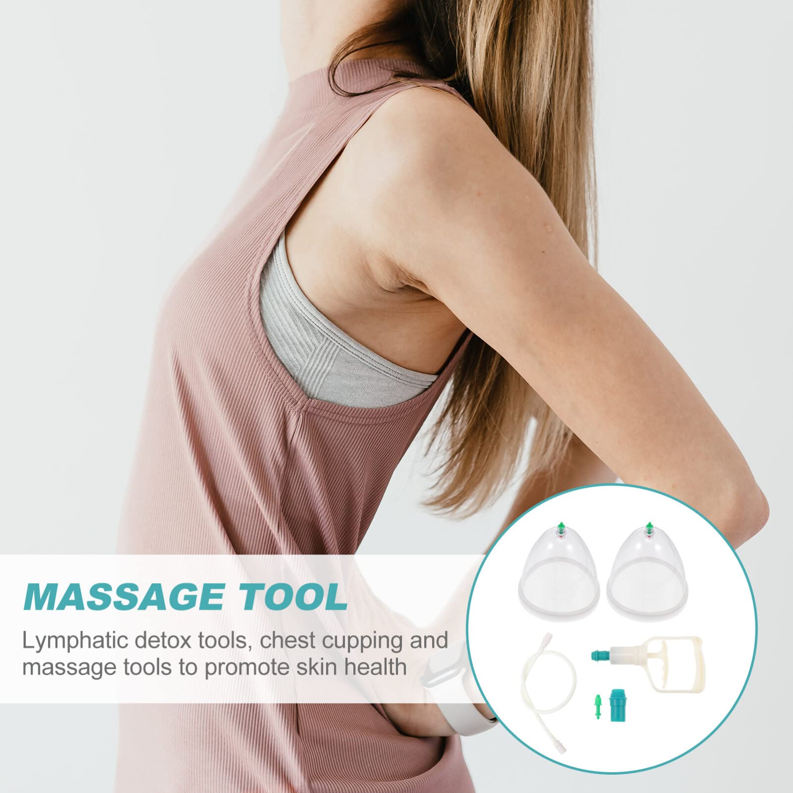 Professional Breast & Buttock Vacuum Cupping Set for Women - Body Massage Therapy, Skin Tightening & Cellulite Reduction - Perfect for Home Spa, Postpartum Recovery & Beauty Treatments
