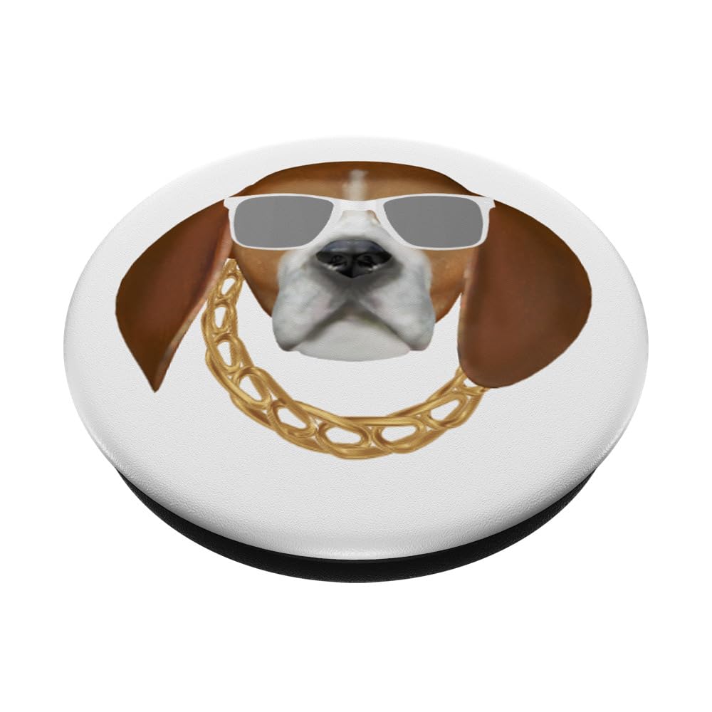 Funny Beagle Design PopSockets - Standard PopGrip for Dog Lovers | Perfect Gift for Beagle Moms & Dads | Great for Phones, Tablets & Daily Use