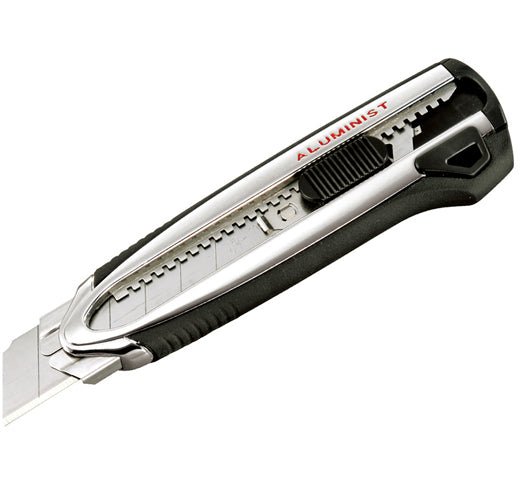 Aluminist® 700C Utility Knife Set - 10 Pack Heavy Duty Box Cutters for Shipping, Warehouse & Office Use - Sharp Stainless Steel Blades, Ergonomic Grip for Safe & Efficient Cutting