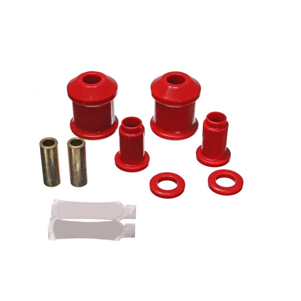Energy Suspension Control Arm Bushing Set Front Red 5.3108R for Eagle Talon 1990-1994 - Performance Suspension Upgrade for Smooth Ride & Handling