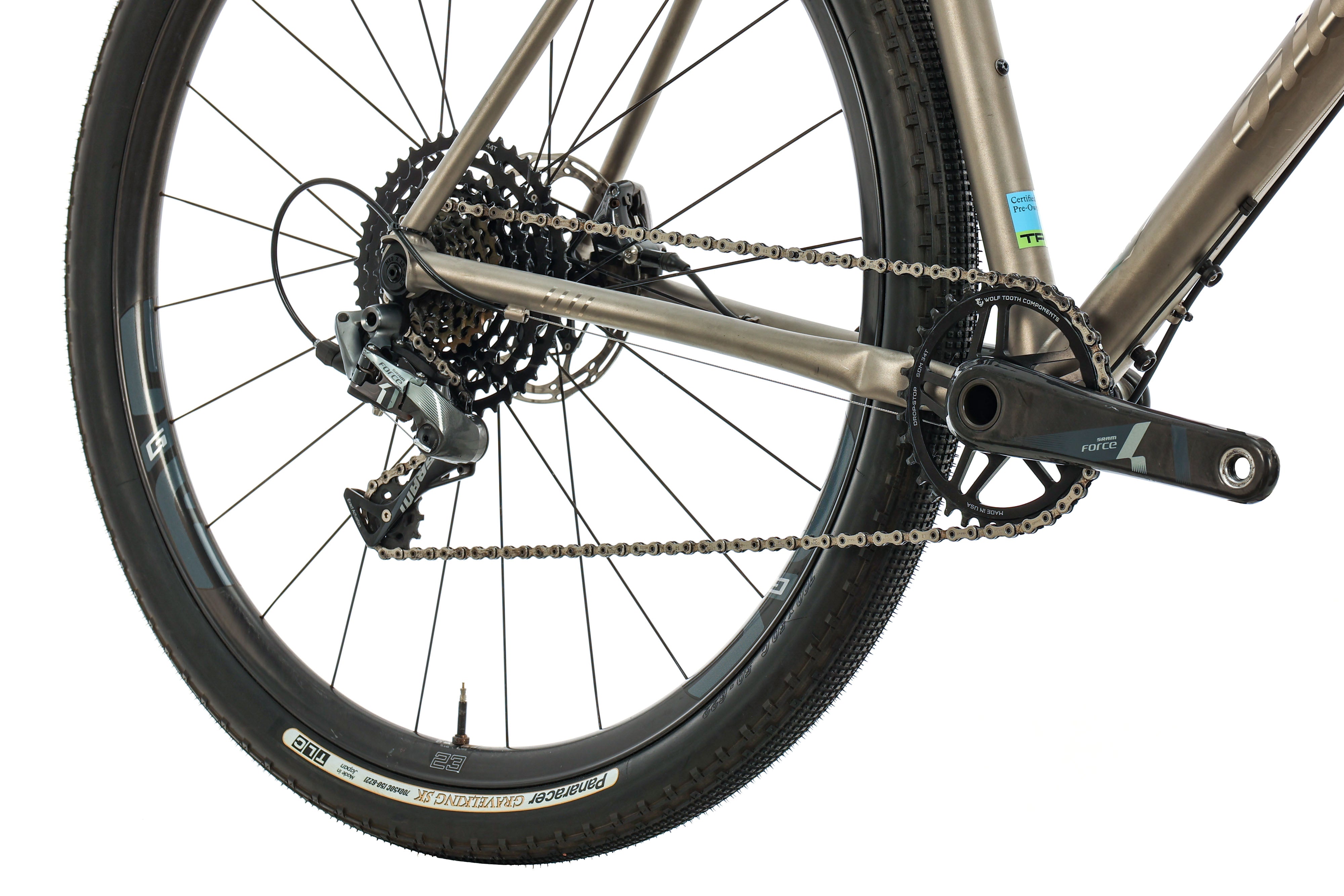 Alchemy Ronin Ti Gravel Bike 2019 - 54cm Titanium Frame, Lightweight & Durable for Adventure Riding | Perfect for Trail, Commuting & Long-Distance Cycling