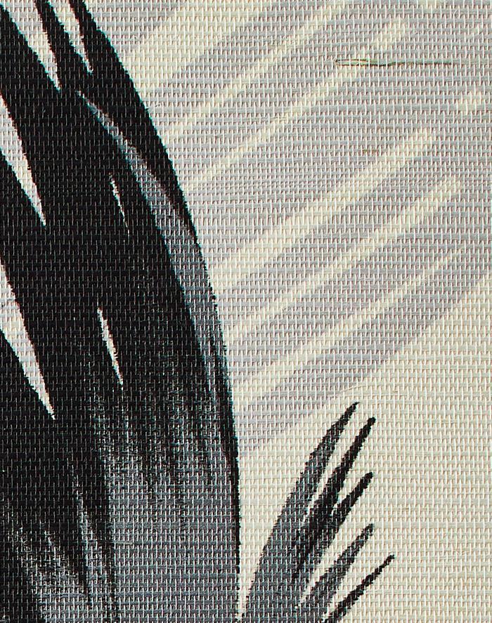 Nathan Turner Belafonte Palm Grasscloth Wallpaper - Black | Premium Textured Wall Covering for Living Room, Bedroom & Office Decor
