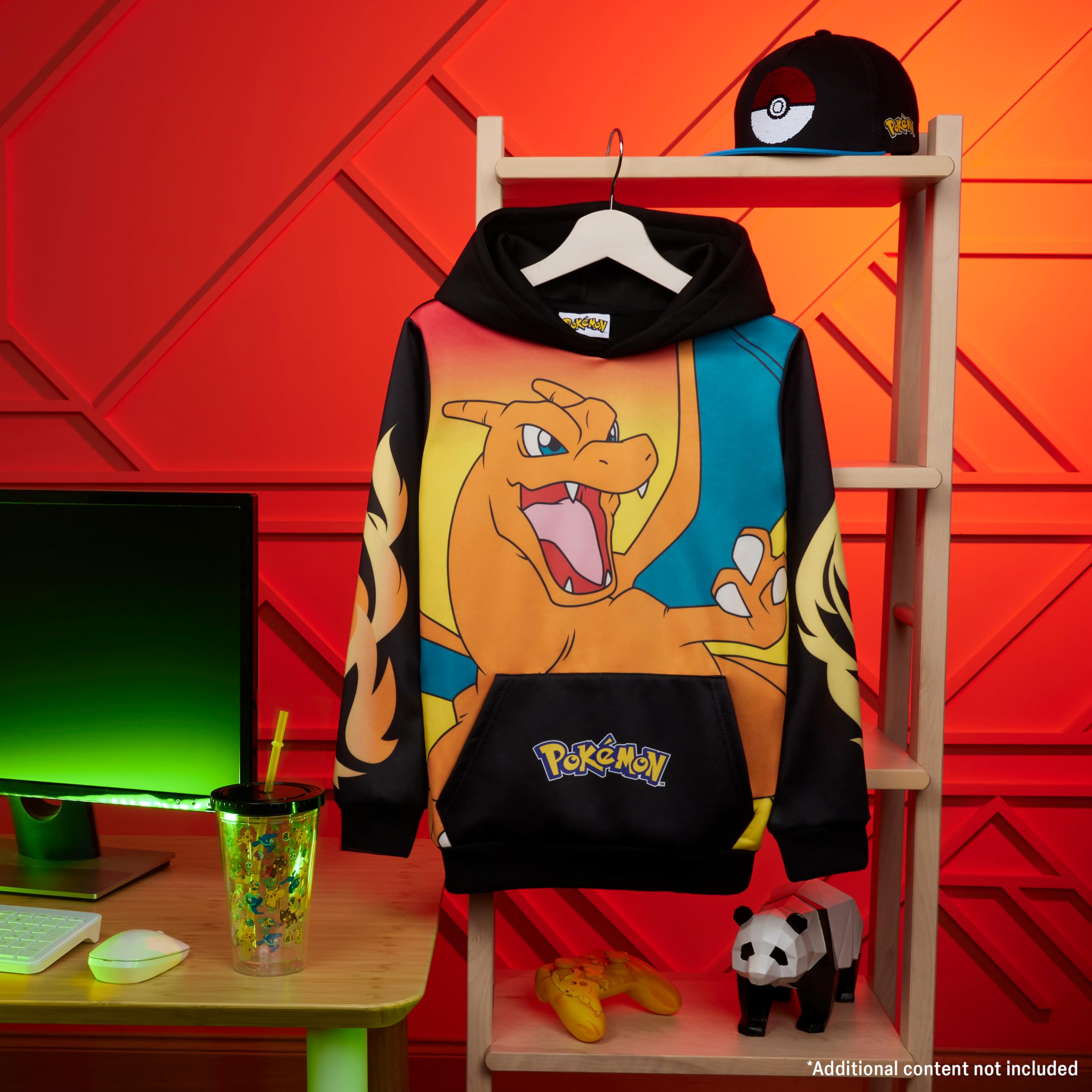 **Pokemon Hoodie for Boys & Teens - Pikachu Anime Hooded Sweatshirt | Warm & Cozy Pullover for Casual Wear, Gaming & Outdoor Activities**