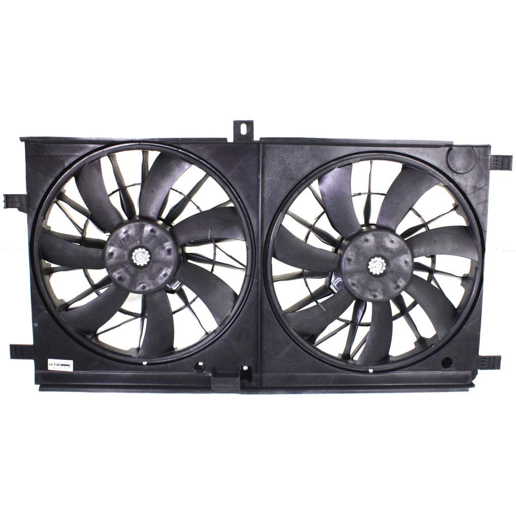 2007-2008 Chrysler Sebring Radiator Cooling Fan Dual Fan Assembly - OEM CH3115152 & 68002661AA - Perfect for Engine Overheating Prevention & AC Performance