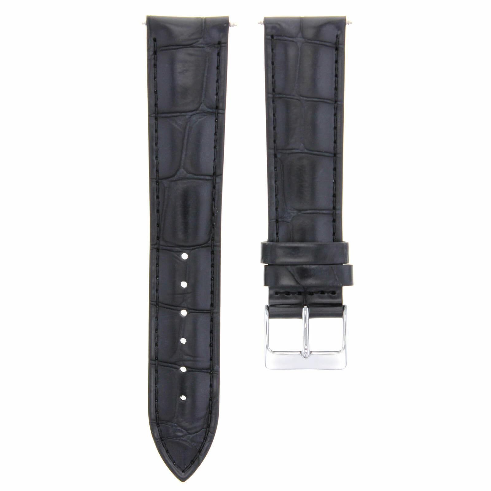19-20mm Leather Watch Band for Rolex Date & Datejust - Tapers to 16mm | Dress & Casual Wear