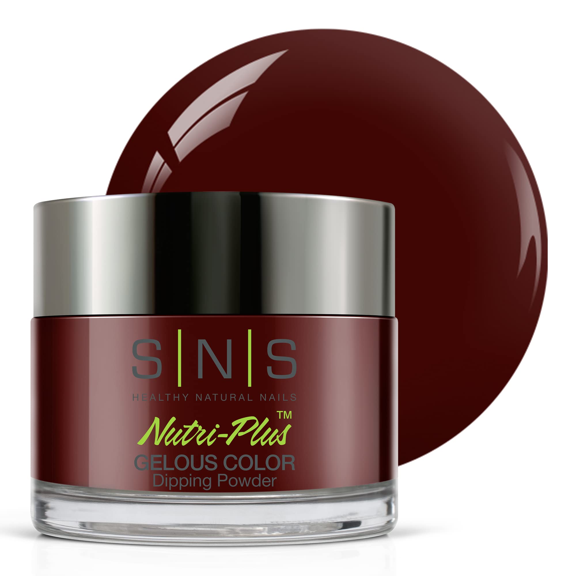 SNS Nail Dip Powder - Gelous Color Dipping Powder in Been There Done That (Red/Brown) - Long-Lasting 14-Day Acrylic Nail Color - Low Odor & No UV Lamp Needed - 1 oz - Perfect for Manicures, Pedicures, and DIY Nail Art at Home