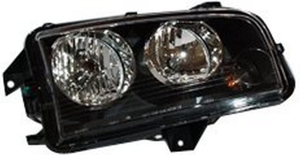 TYC Right Headlight Assembly Compatible with 2006-2007 Dodge Charger - Replacement Headlamp for Improved Night Visibility & Safety Driving