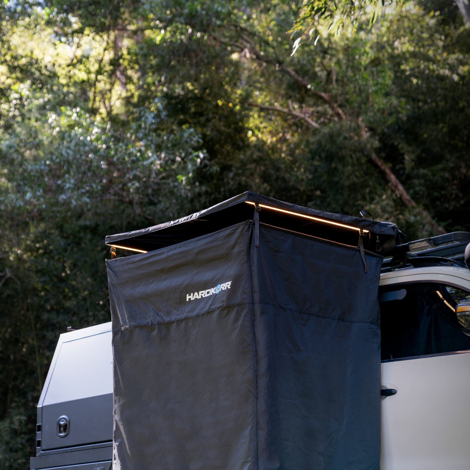 Portable Folding Shower Tent with Dual Color LED Lights - Perfect for Camping, Beach, Outdoor Bathing & Privacy Changing