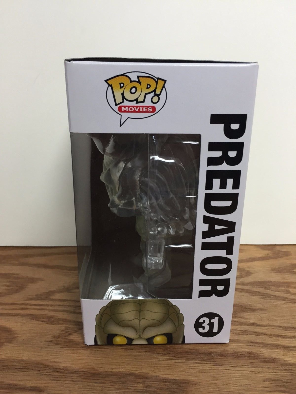 Funko Pop! Movies Predator Clear Green Blood Splatter Vinyl Figure #31 - Hot Topic Exclusive Collectible for Movie Fans & Action Figure Enthusiasts - Perfect for Display, Gifts, and Pop Culture Collections
