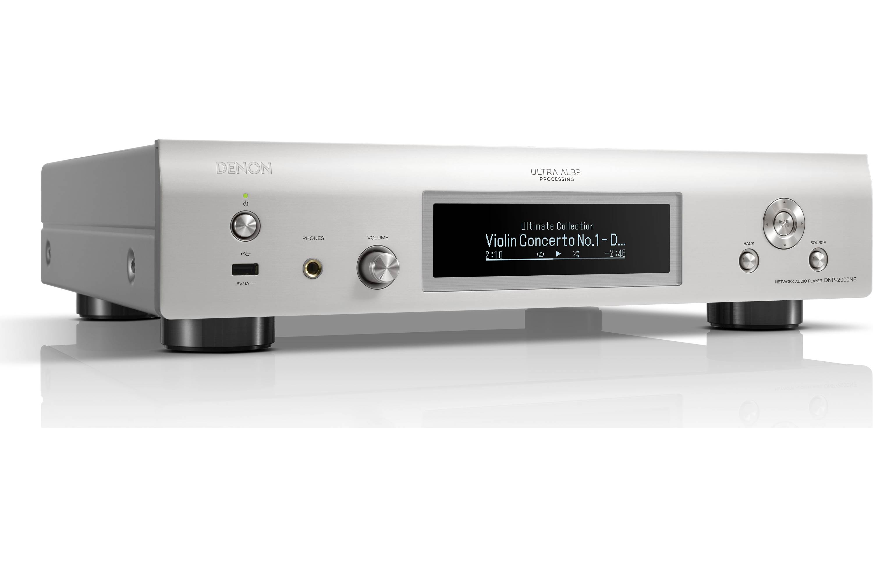 Denon DNP-2000NE High-Resolution Network Audio Streamer with HEOS Built-in | Wireless Music Streaming for Home Theater & Hi-Fi Systems | Perfect for Audiophiles & Multi-Room Audio Setup