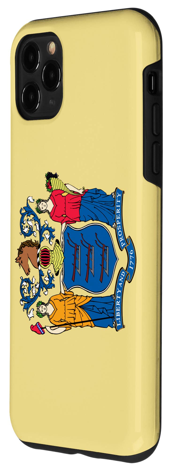 iPhone 11 Pro Max Case with New Jersey State Flag Design - Durable Protective Cover for Home, Love & Family Vacations | Perfect for Travel, Daily Use & Gift Giving
