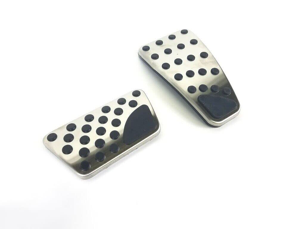 Mopar Bright Pedal Kit 82212138 - Non-Slip Aluminum Foot Pedals for Jeep Wrangler & Gladiator - Off-Road & Daily Driving Upgrade