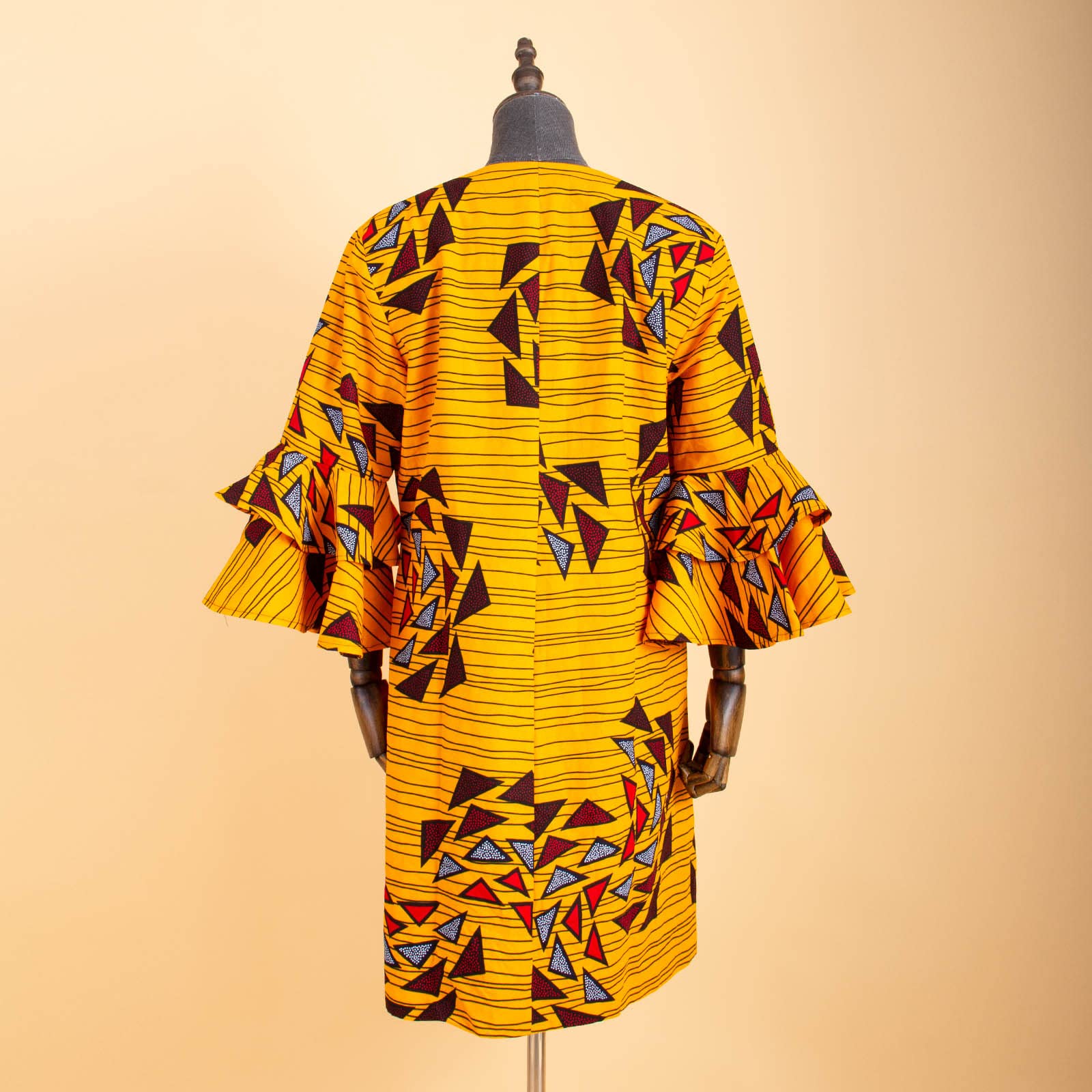 African Print Women's Long Coat Jacket - Ankara Wax Dashiki Tops for Casual Wear, Parties & Special Occasions